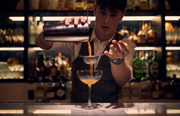 Pouring Cocktail