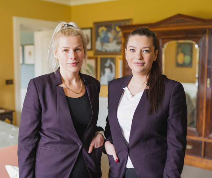 Housekeeping 1. Assistant Head Housekeeper Natalia Dziarkowska On Left DARIA KAMINSKA ON RIGHT